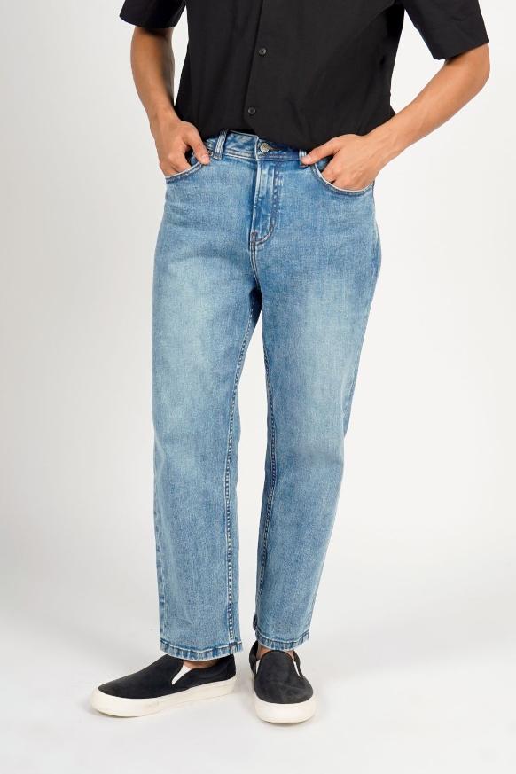 Men Straight Cropped Jeans